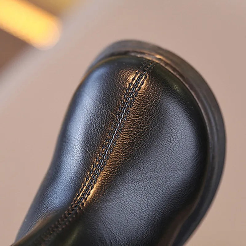 British Style Leather  Boots