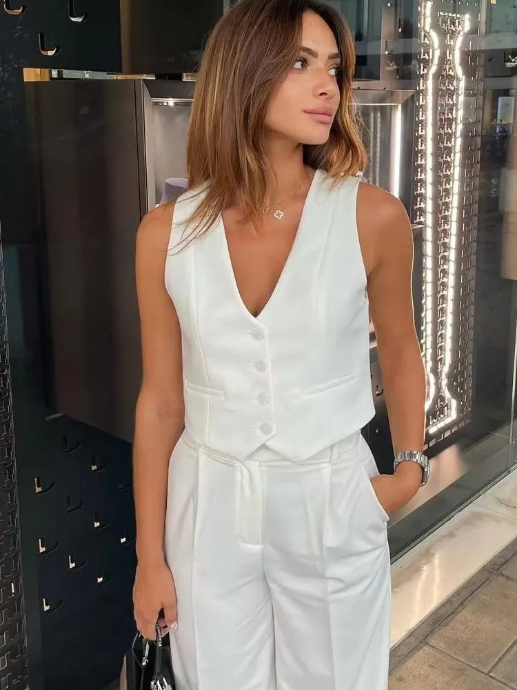 Women's Chic V-Neck Vest