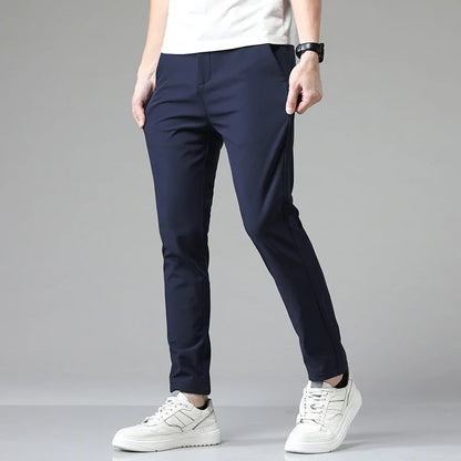 Men's Stretch Slim Fit Business Trousers