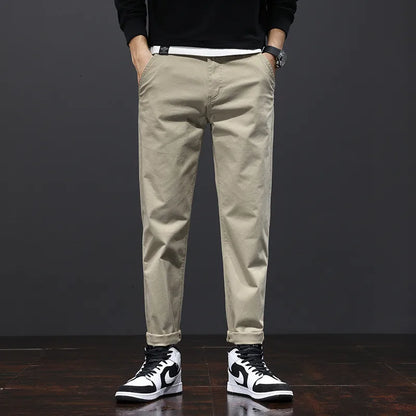 Men's Business Straight Cotton Trousers