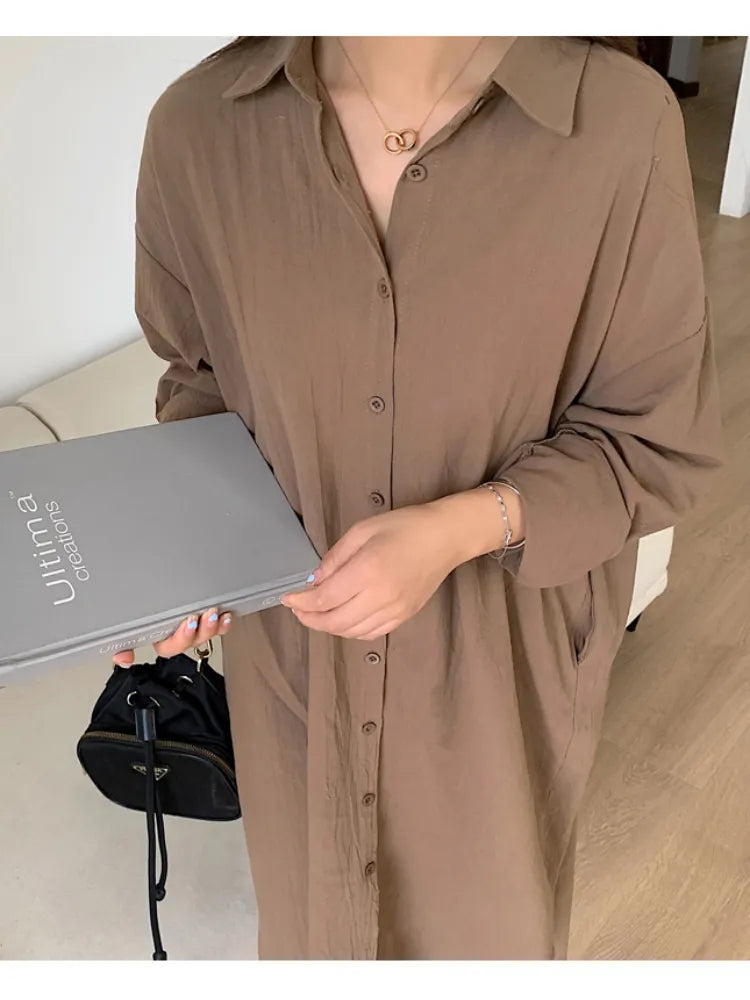 Chic Vintage Style Shirt dress