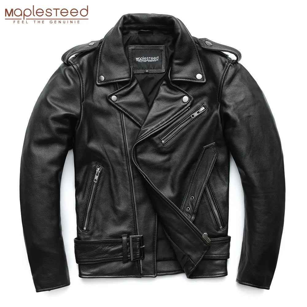 MAPLESTEED Classical Motorcycle Jacket