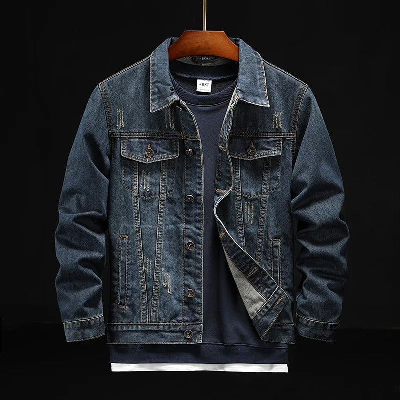 Prowow Retro Blue Denim Jacket