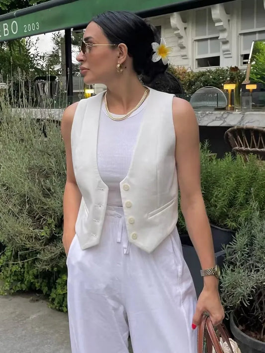 Women's Chic V-Neck Vest