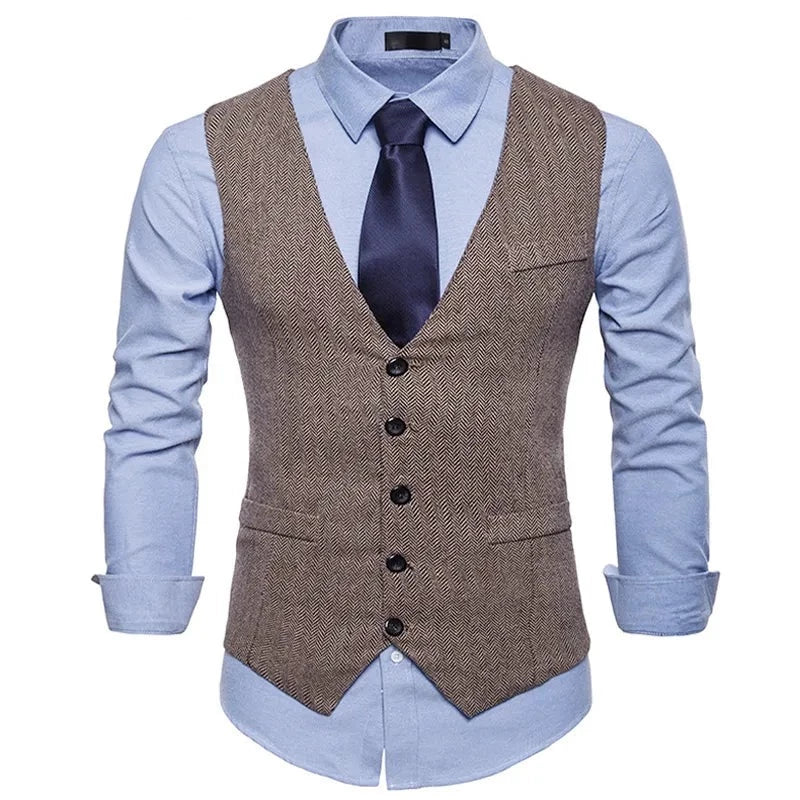 Formal Sleeveless Men's Vest