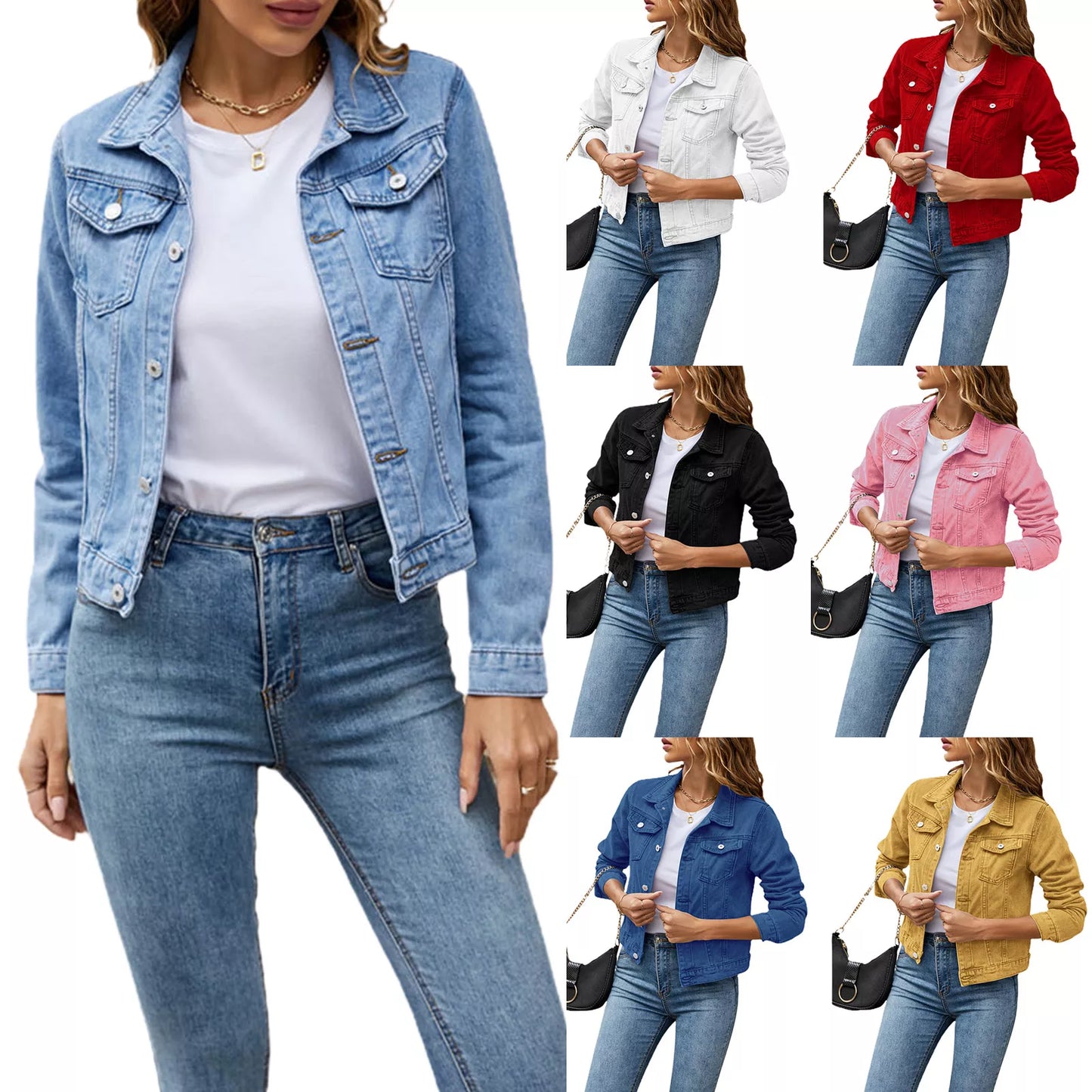 Women's Casual Denim Coats