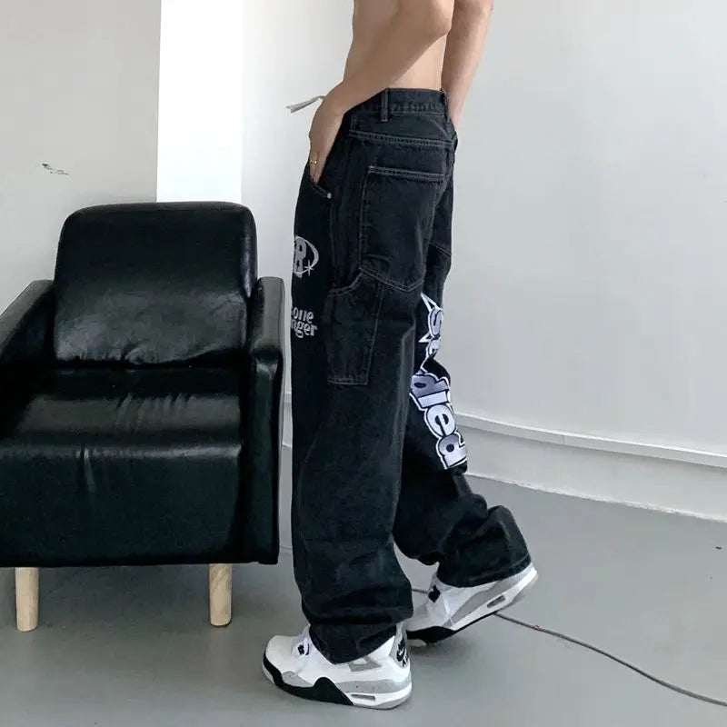 Streetwear Retro Hip-Hop Jeans
