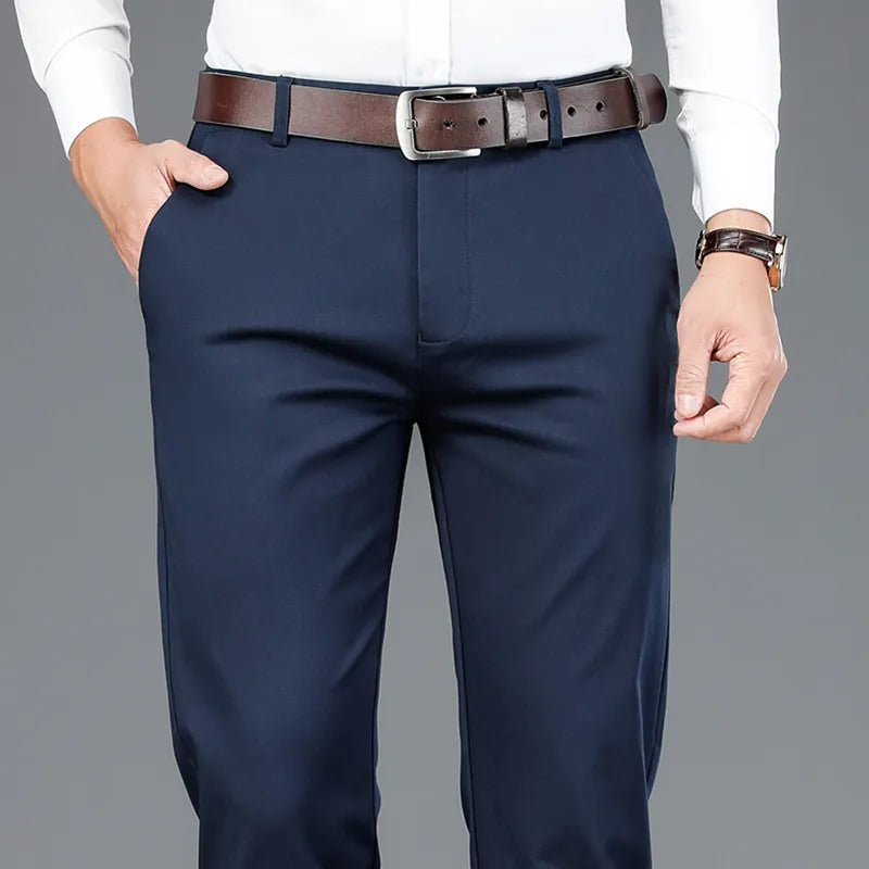 Classic Style Bamboo Fiber Business Pants